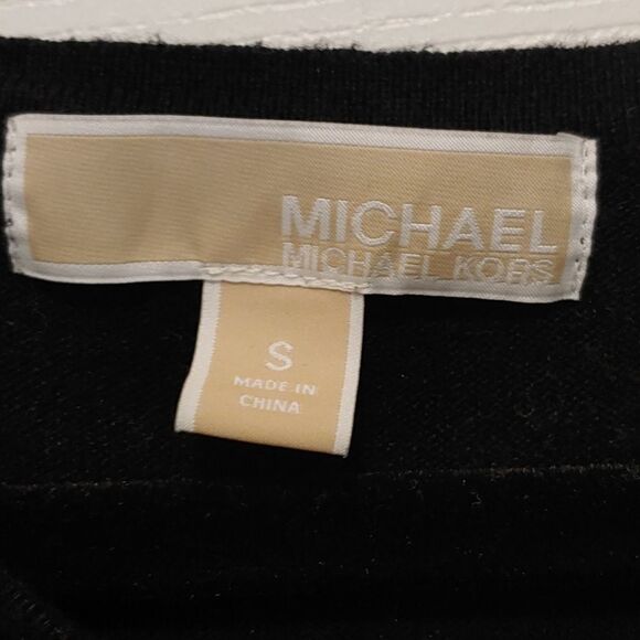 Michael Kors blue black sweater dress Sz S - Picture 5 of 6